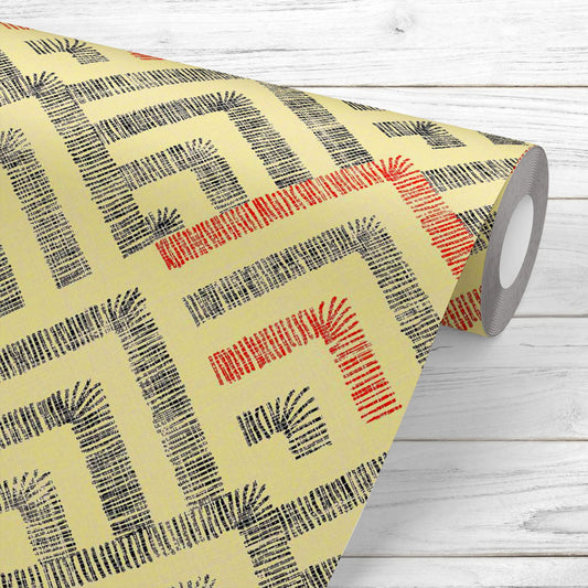 Abstract Ornament Pattern Wallpaper Roll
