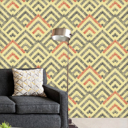 Abstract Ornament Pattern Wallpaper Roll