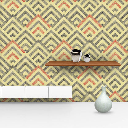 Abstract Ornament Pattern Wallpaper Roll