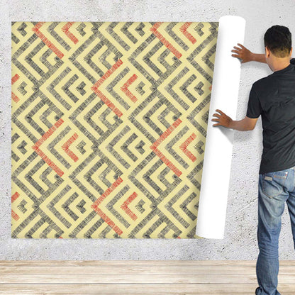 Abstract Ornament Pattern Wallpaper Roll