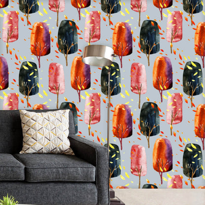Abstract Autumn Pattern D1 Wallpaper Roll