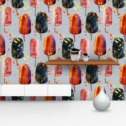 Abstract Autumn Pattern D1 Wallpaper Roll