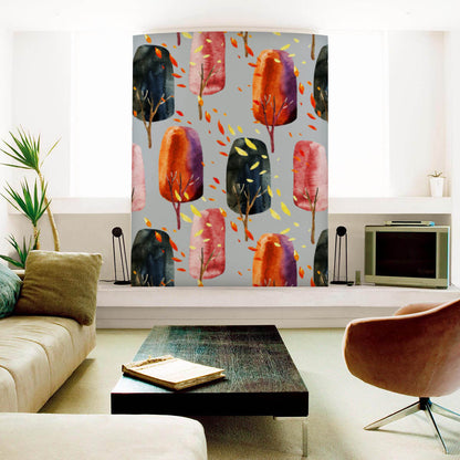 Abstract Autumn Pattern D1 Wallpaper Roll