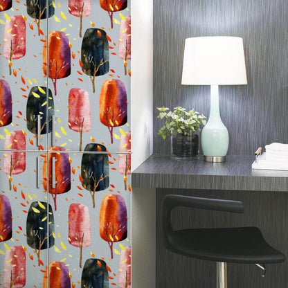 Abstract Autumn Pattern D1 Wallpaper Roll