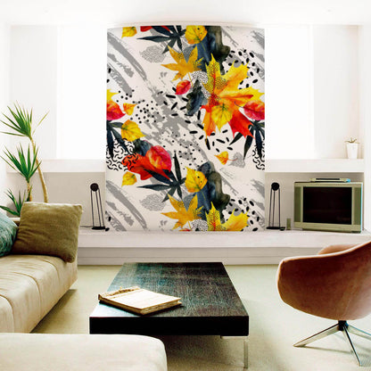 Abstract Autumn Fall Pattern D2 Wallpaper Roll