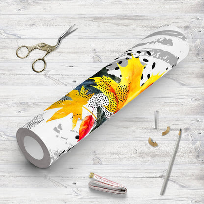 Abstract Autumn Fall Pattern D2 Wallpaper Roll