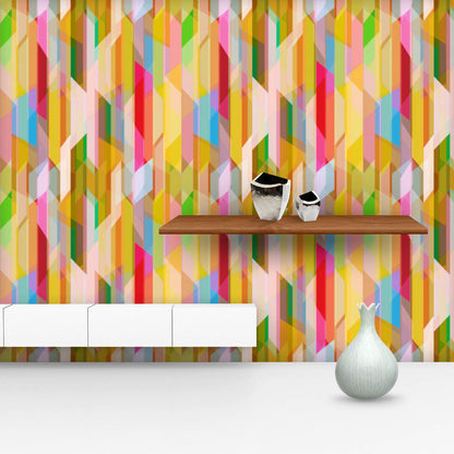 Abstract Color Pattern Wallpaper Roll