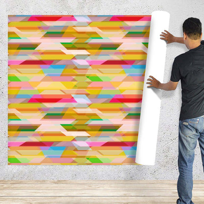 Abstract Color Pattern Wallpaper Roll