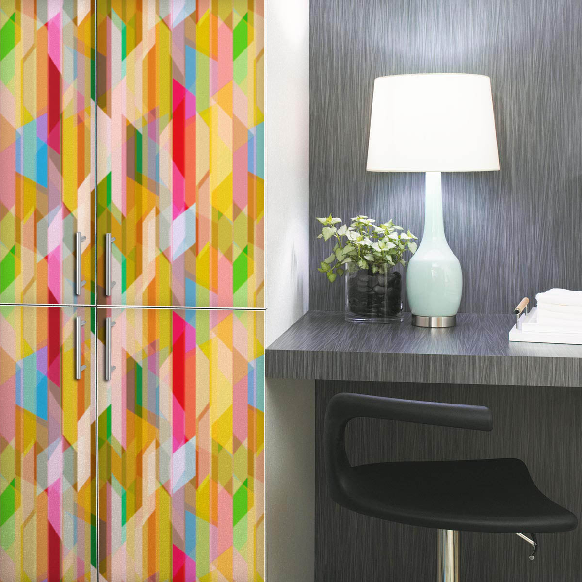 Abstract Color Pattern Wallpaper Roll